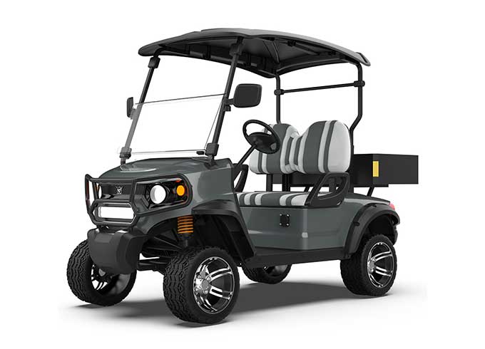 electric golf cart with utility bed
