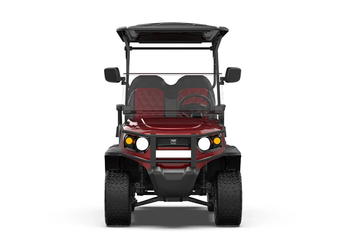 gfl 22 red seater electric lifted golf cart2