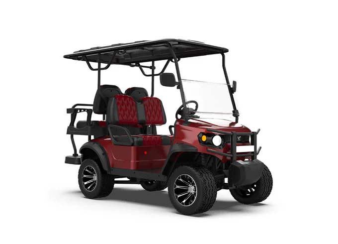 gfl 22 red seater electric lifted golf cart4