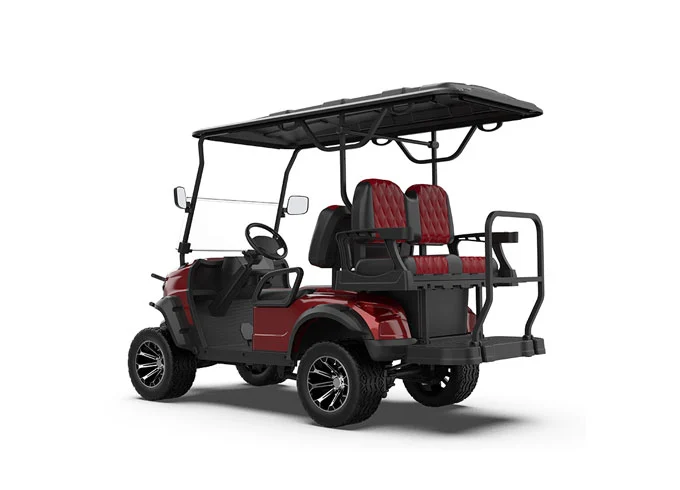 gfl 22 red seater electric lifted golf cart5