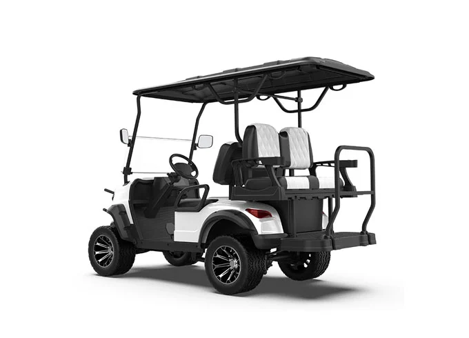 gfl 22 white seater electric lifted golf cart5