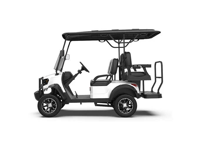 gfl 22 white seater electric lifted golf cart6