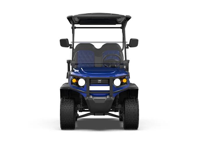 gfl 22 blue seater electric lifted golf cart2
