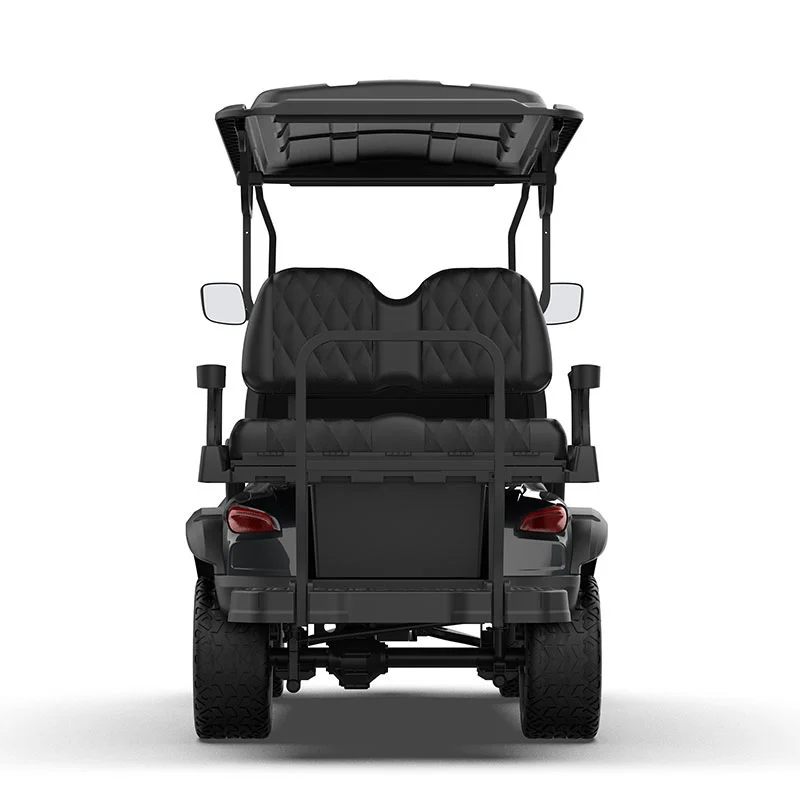 ggl 22 seater black lifted golf cart3