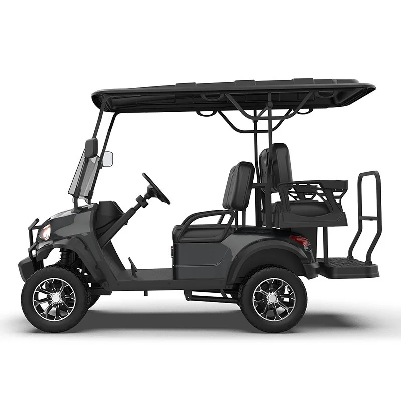 ggl 22 seater black lifted golf cart4