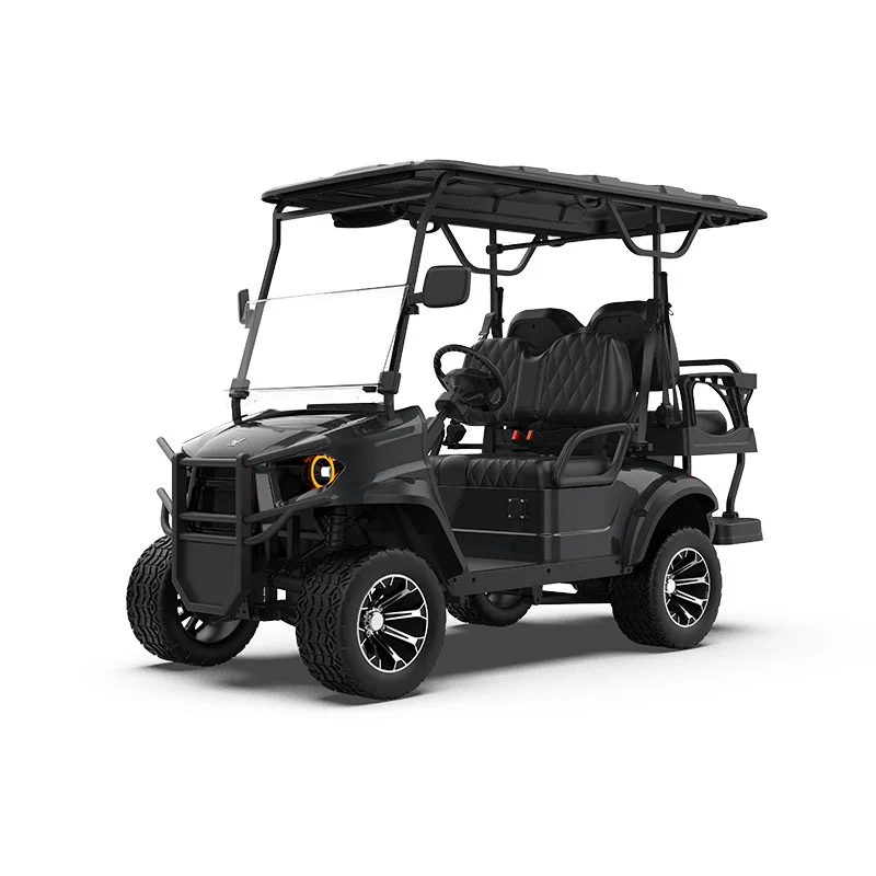 ghl 22 seater black lifted golf cart5