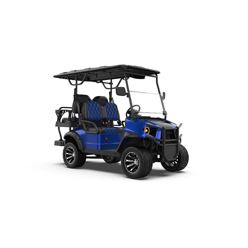 ghl 22 seater blue lifted golf cart6