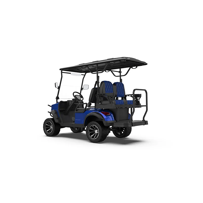 ghl 22 seater blue lifted golf cart7