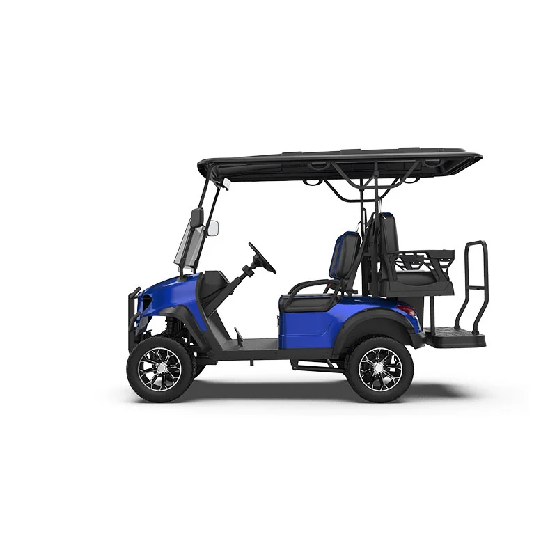 ghl 22 seater blue lifted golf cart9