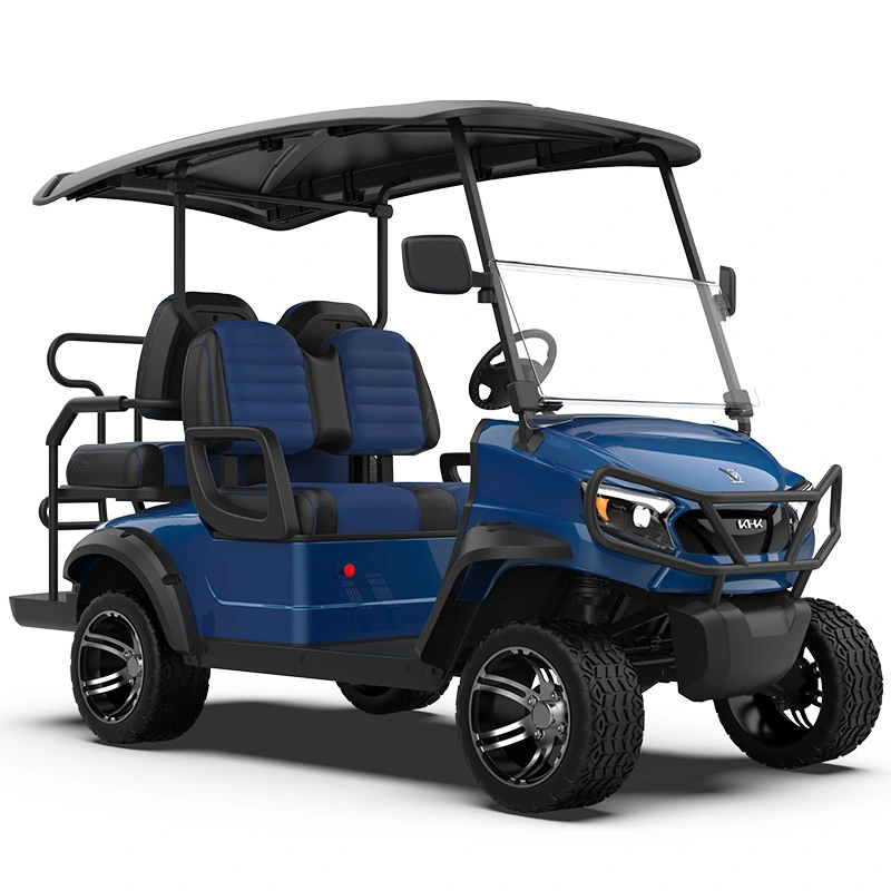 m series 22 lifted blue golf cart 3